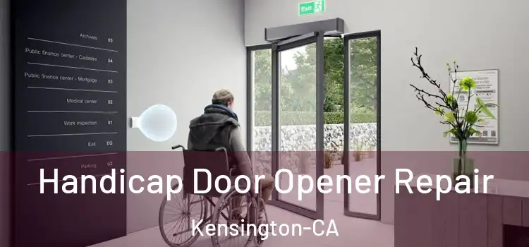  Handicap Door Opener Repair Kensington-CA