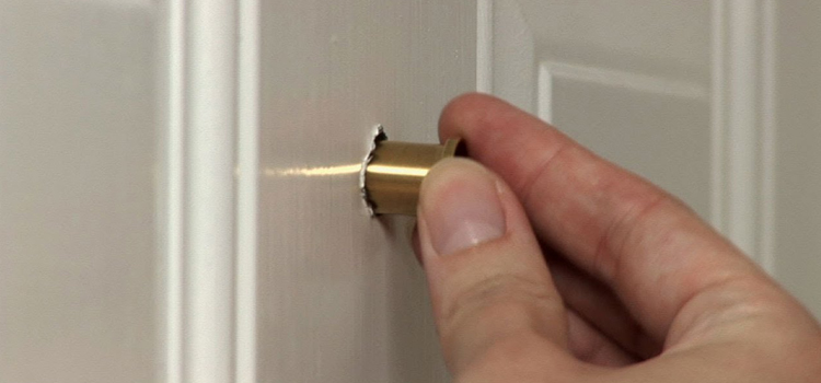 peephole door repair in Kensington